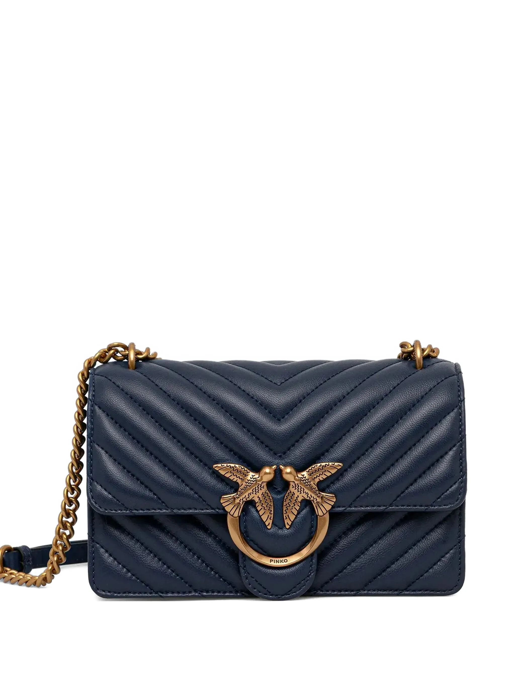 Стеганая сумка-сэтчел Love Pinko, синий
Стеганая сумка-сэтчел Love Pinko, синий