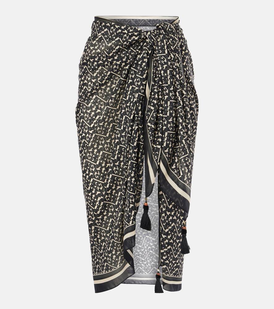 Пляжный топ из хлопка и шелка с принтом Tory Burch, Black
Пляжный топ из хлопка и шелка с принтом Tory Burch, Black