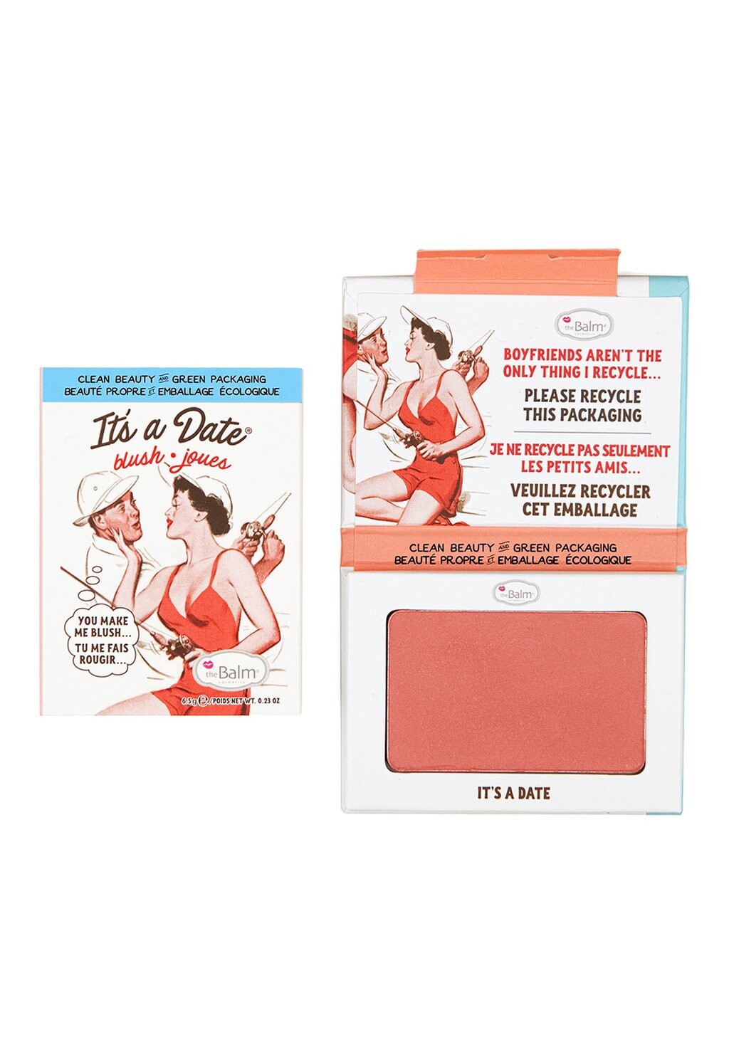 Румяна IT’S A DATE BLUSH the Balm, цвет shimmering peach
Румяна IT’S A DATE BLUSH the Balm, цвет shimmering peach