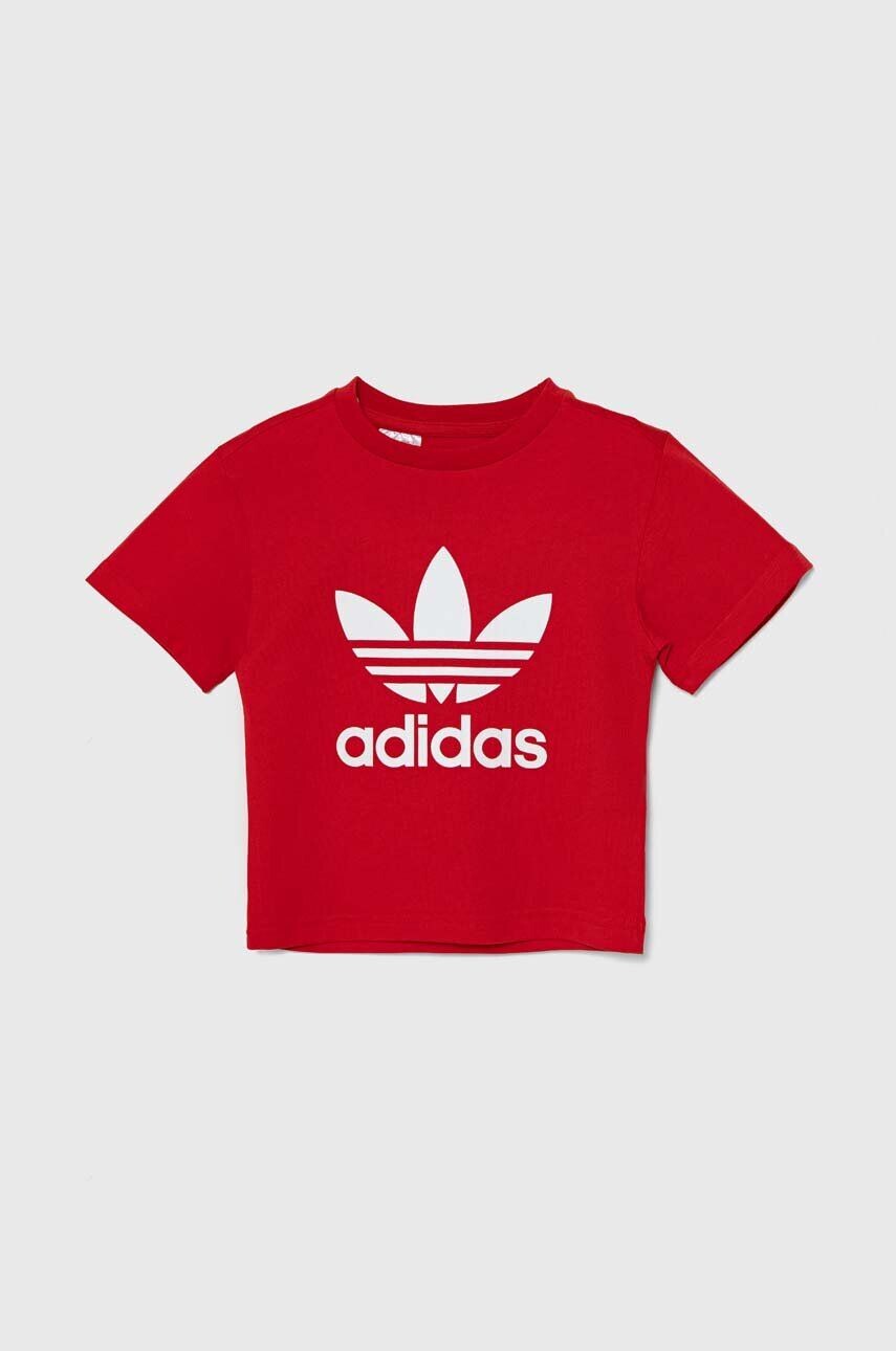 Детская хлопковая футболка adidas Originals TREFOIL TEE, красный
Детская хлопковая футболка adidas Originals TREFOIL TEE, красный