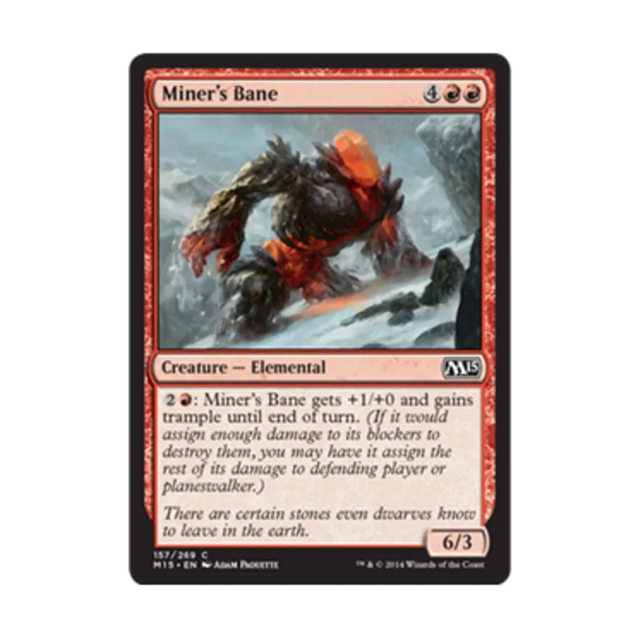 CCG Проклятие шахтера (С) (фольга), MTG - Magic 2015
CCG Проклятие шахтера (С) (фольга), MTG - Magic 2015