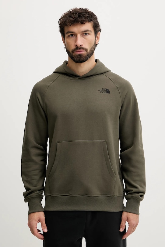 Хлопковая толстовка The North Face, зеленый
Хлопковая толстовка The North Face, зеленый
