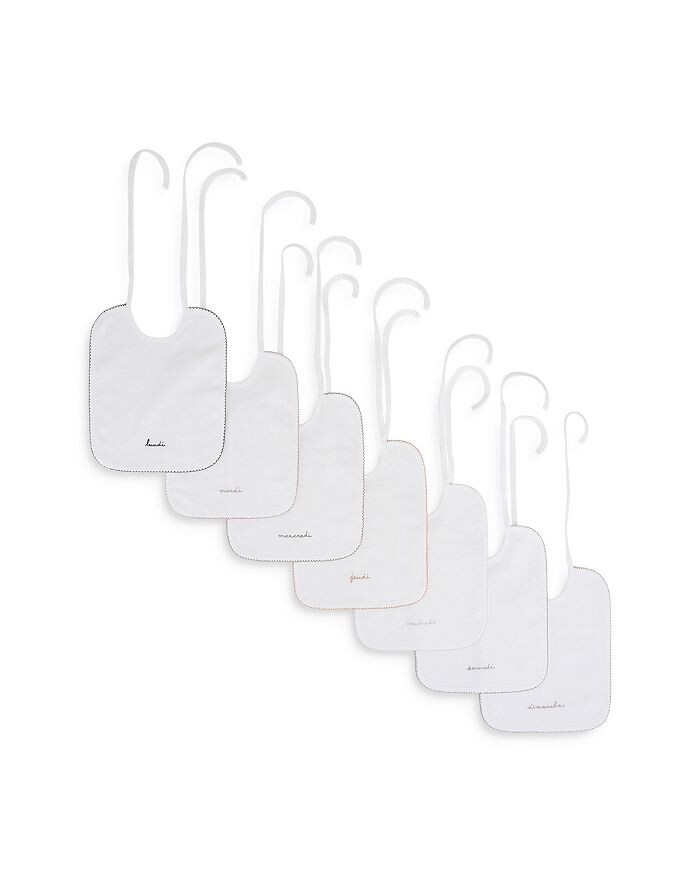 Набор нагрудников Bonpoint унисекс из 7 предметов - для малышей, белый
Набор нагрудников Bonpoint унисекс из 7 предметов - для малышей, белый