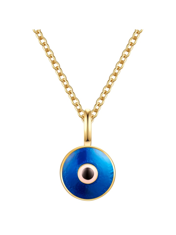 Glanzstücke München Колье «Глаз Назар» из стерлингового серебра с покрытием из желтого золота
Glanzstücke München Колье «Глаз Назар» из стерлингового серебра с покрытием из желтого золота