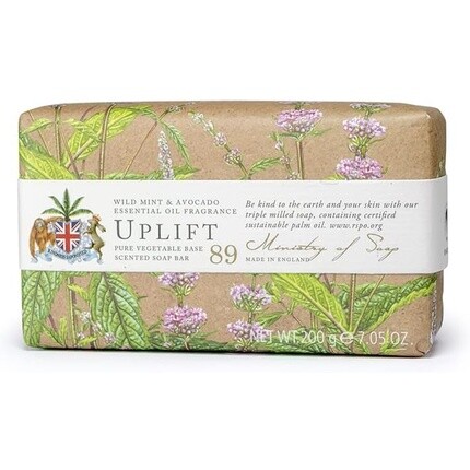 Мыло в упаковке Ministry of Soap Natural Wellbeing Uplift 200 г The Somerset Toiletry Company
Мыло в упаковке Ministry of Soap Natural Wellbeing Uplift 200 г The Somerset Toiletry Company