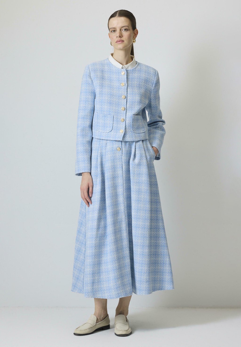 Юбка А-силуэта SET - Summer jacket Touché Privé, синий
Юбка А-силуэта SET - Summer jacket Touché Privé, синий