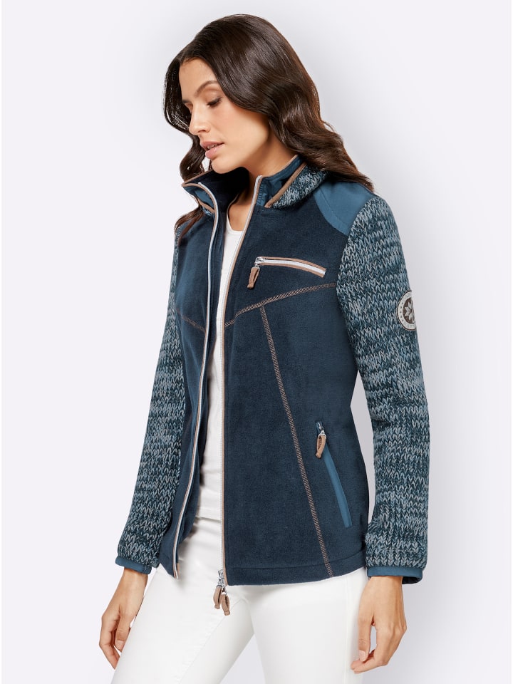 WITT WEIDEN Флисовая куртка темно-синего меланжевого цвета
WITT WEIDEN Флисовая куртка темно-синего меланжевого цвета