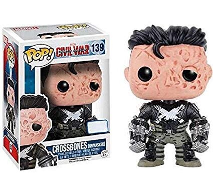 Funko POP! Марвел, коллекционная фигурка, Капитан Америка, Кроссбоунс