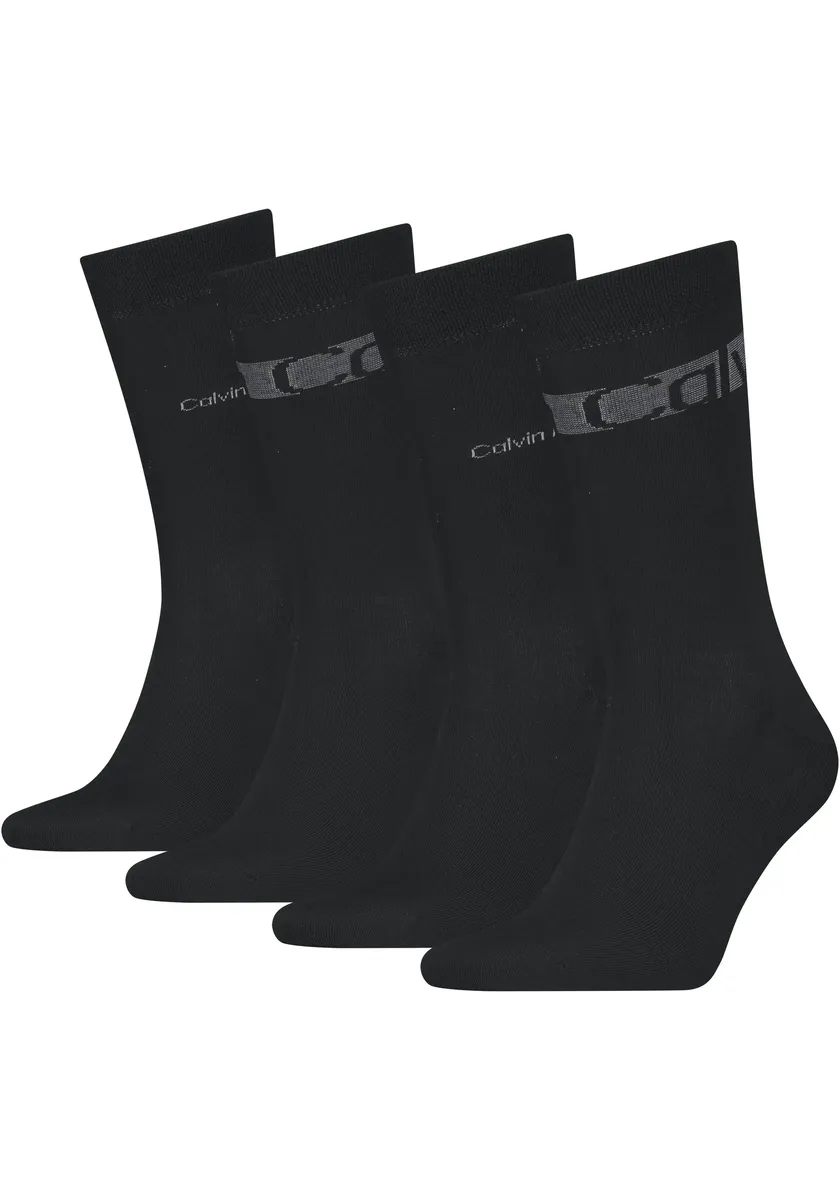 Носки Calvin Klein "CK MEN SOCK 4P STRIPES" (4 шт. в упаковке), с вышитым логотипом, черный
Носки Calvin Klein "CK MEN SOCK 4P STRIPES" (4 шт. в упаковке), с вышитым логотипом, черный