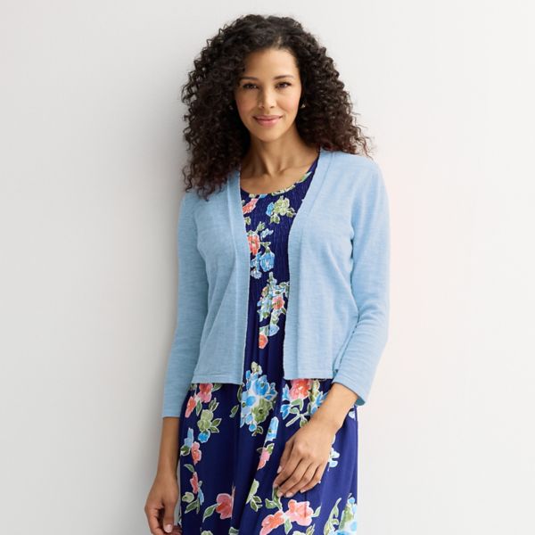 Маленький кардиган с открытым передом Croft & Barrow, цвет secret peri
Маленький кардиган с открытым передом Croft & Barrow, цвет secret peri