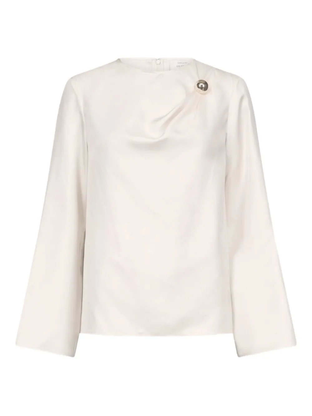 Драпированная блузка Azae с эффектом металлик LouLou de Saison, белый
Драпированная блузка Azae с эффектом металлик LouLou de Saison, белый