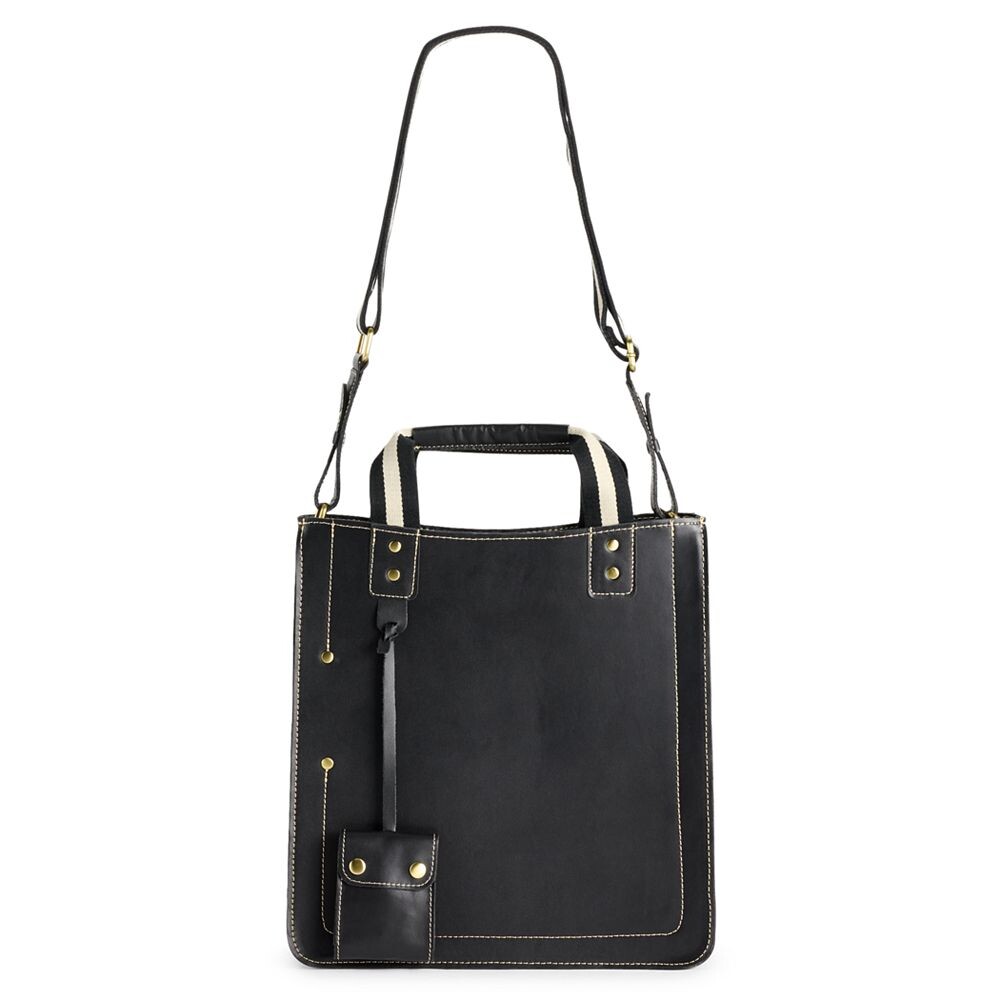 Ameri Кожаная большая сумка для журналов Legacy Ameri Leather, черный 
Ameri Кожаная большая сумка для журналов Legacy Ameri Leather, черный