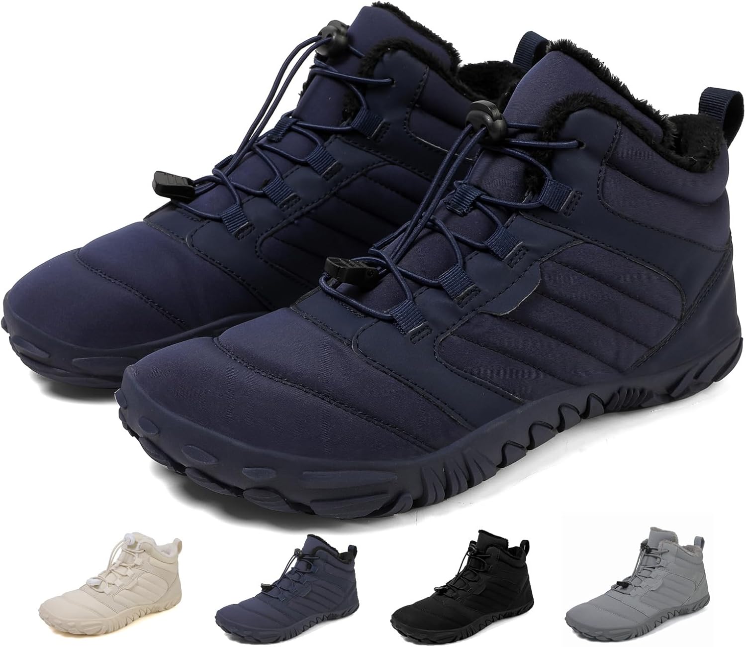 Зимние ботинки для мужчин и женщин, водонепроницаемые, теплые с мехом, для снега, с широкой носочной частью, без подъема, противоскользящие туристические ботинки Kiyenus, синий
Зимние ботинки для мужчин и женщин, водонепроницаемые, теплые с мехом, для снега, с широкой носочной частью, без подъема, противоскользящие туристические ботинки Kiyenus, синий