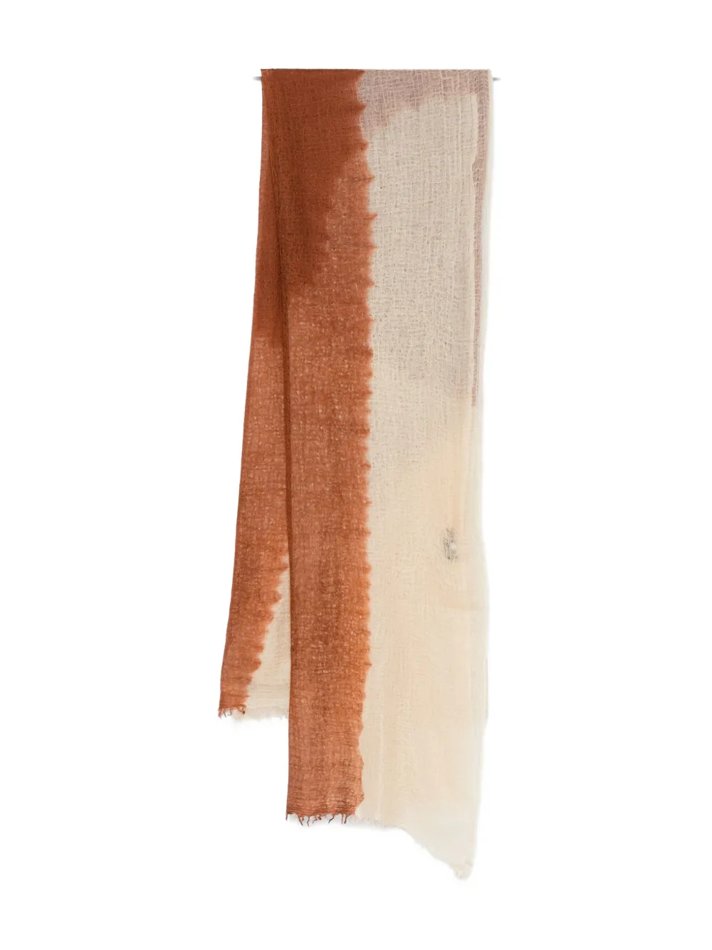 Шарф с эффектом дип-дай и бахромой Suzusan, нейтральный
Шарф с эффектом дип-дай и бахромой Suzusan, нейтральный