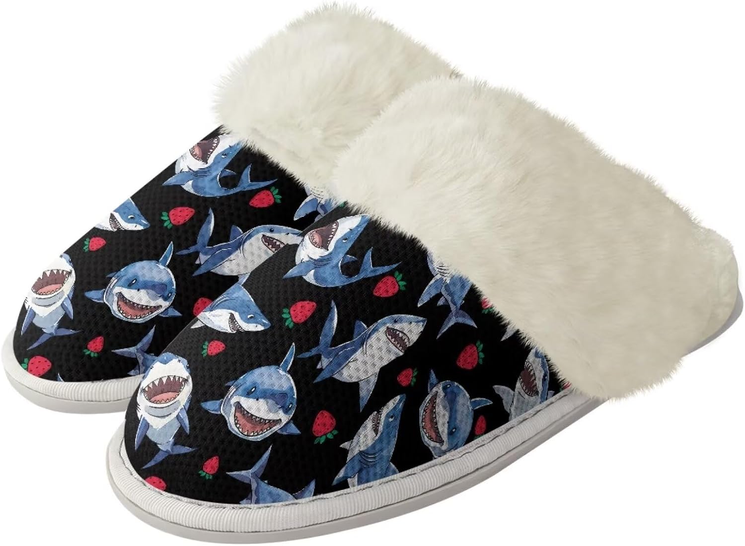Женские пушистые тапочки уютные теплые тапочки на зиму, домашние слипоны с мягкой подошвой, унисекс, удобные плюшевые с закрытым носком для дома, спа и ванной Watdotory, Shark Strawberry
Женские пушистые тапочки уютные теплые тапочки на зиму, домашние слипоны с мягкой подошвой, унисекс, удобные плюшевые с закрытым носком для дома, спа и ванной Watdotory, Shark Strawberry