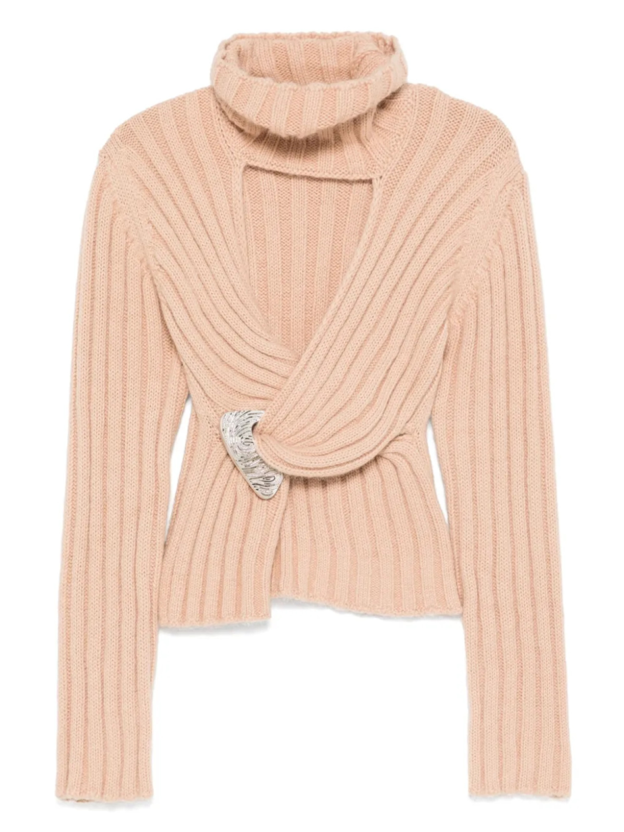 Свитер с перекрученным воротником AREA, нейтральный
Свитер с перекрученным воротником AREA, нейтральный