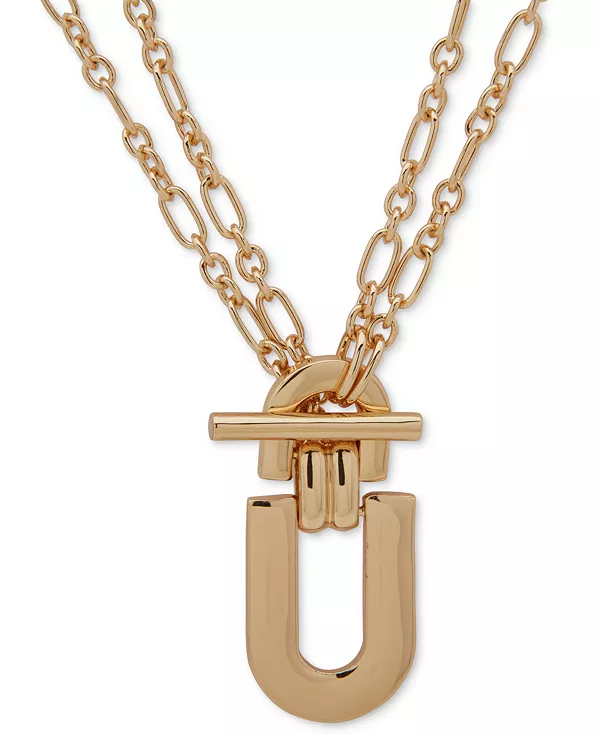 Ожерелье с подвеской-тогл золотистого оттенка Anne Klein, gold
Ожерелье с подвеской-тогл золотистого оттенка Anne Klein, gold