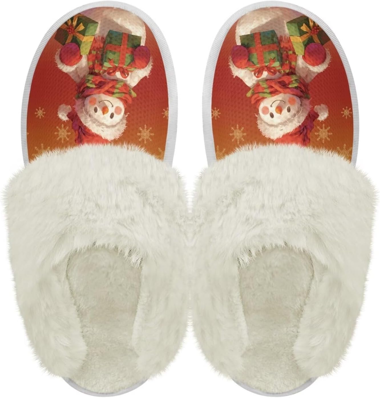 Хлопковые тапочки PJHEQOXE с пушистыми краями, домашние тапочки для дома и улицы, хлопковые тапочки унисекс, Christmas Snowman
Хлопковые тапочки PJHEQOXE с пушистыми краями, домашние тапочки для дома и улицы, хлопковые тапочки унисекс, Christmas Snowman