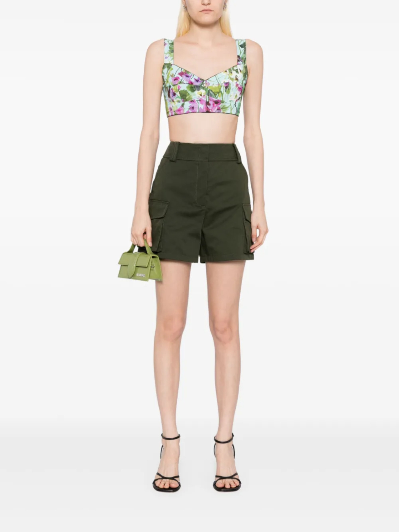 Шорты из габардина Elie Saab, зеленый
Шорты из габардина Elie Saab, зеленый