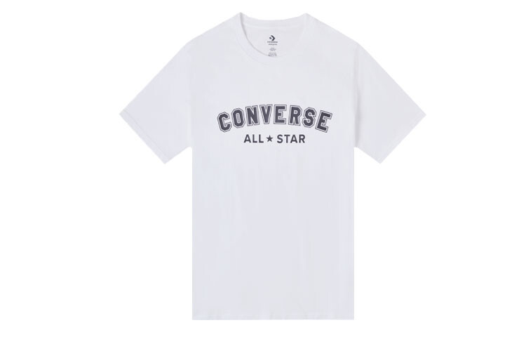 Футболка унисекс белая Converse, белый 
Футболка унисекс белая Converse, белый