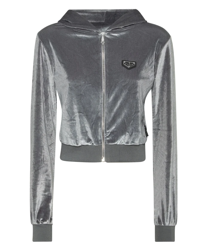 Толстовка с капюшоном и фирменным знаком «кристалл» Philipp Plein, серый
Толстовка с капюшоном и фирменным знаком «кристалл» Philipp Plein, серый