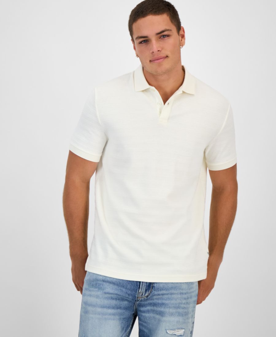 Мужская вязаная рубашка поло GUESS, Pearl White
Мужская вязаная рубашка поло GUESS, Pearl White