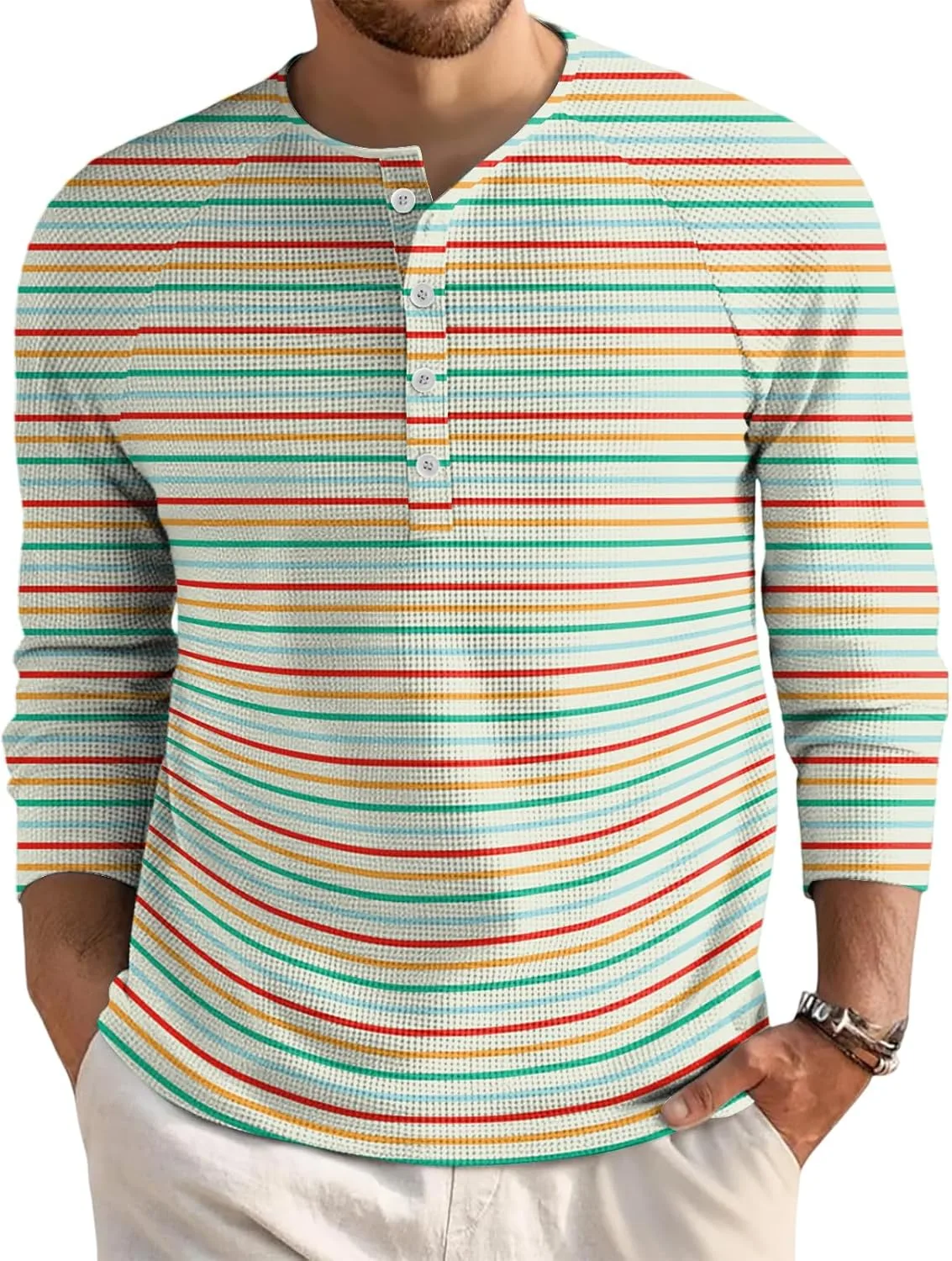 Мужская футболка с длинным рукавом Casual Henley Button Top FQZWONG
Мужская футболка с длинным рукавом Casual Henley Button Top FQZWONG