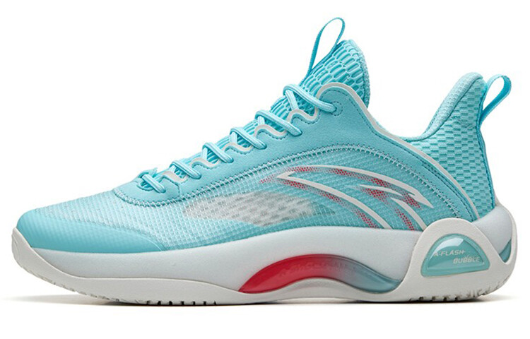 Баскетбольные кроссовки Cement Bubble 2.0 мужские с низким верхом светло-голубые/белые Anta 
Баскетбольные кроссовки Cement Bubble 2.0 мужские с низким верхом светло-голубые/белые Anta