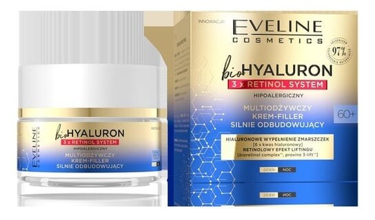 КРЕМ-ФИЛЛЕР 60+ сильно восстанавливающий 50мл Eveline Cosmetics BioHyaluron 3x Retinol System
КРЕМ-ФИЛЛЕР 60+ сильно восстанавливающий 50мл Eveline Cosmetics BioHyaluron 3x Retinol System