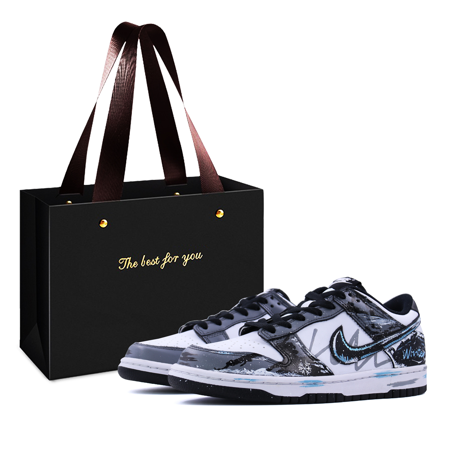 Dunk Shopping Bag CNY Winter, Ink Frost Winter Trail, легкий дышащий, увеличивающий высоту, низкий верх Nike, черный
Dunk Shopping Bag CNY Winter, Ink Frost Winter Trail, легкий дышащий, увеличивающий высоту, низкий верх Nike, черный