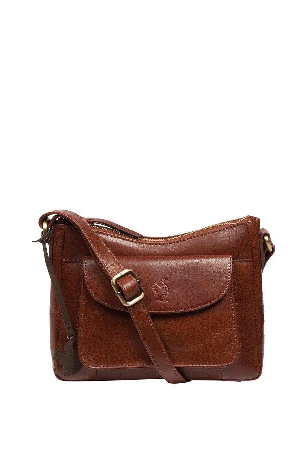 Кожаная сумка через плечо 'Lottie' Conkca London, коричневый
Кожаная сумка через плечо 'Lottie' Conkca London, коричневый