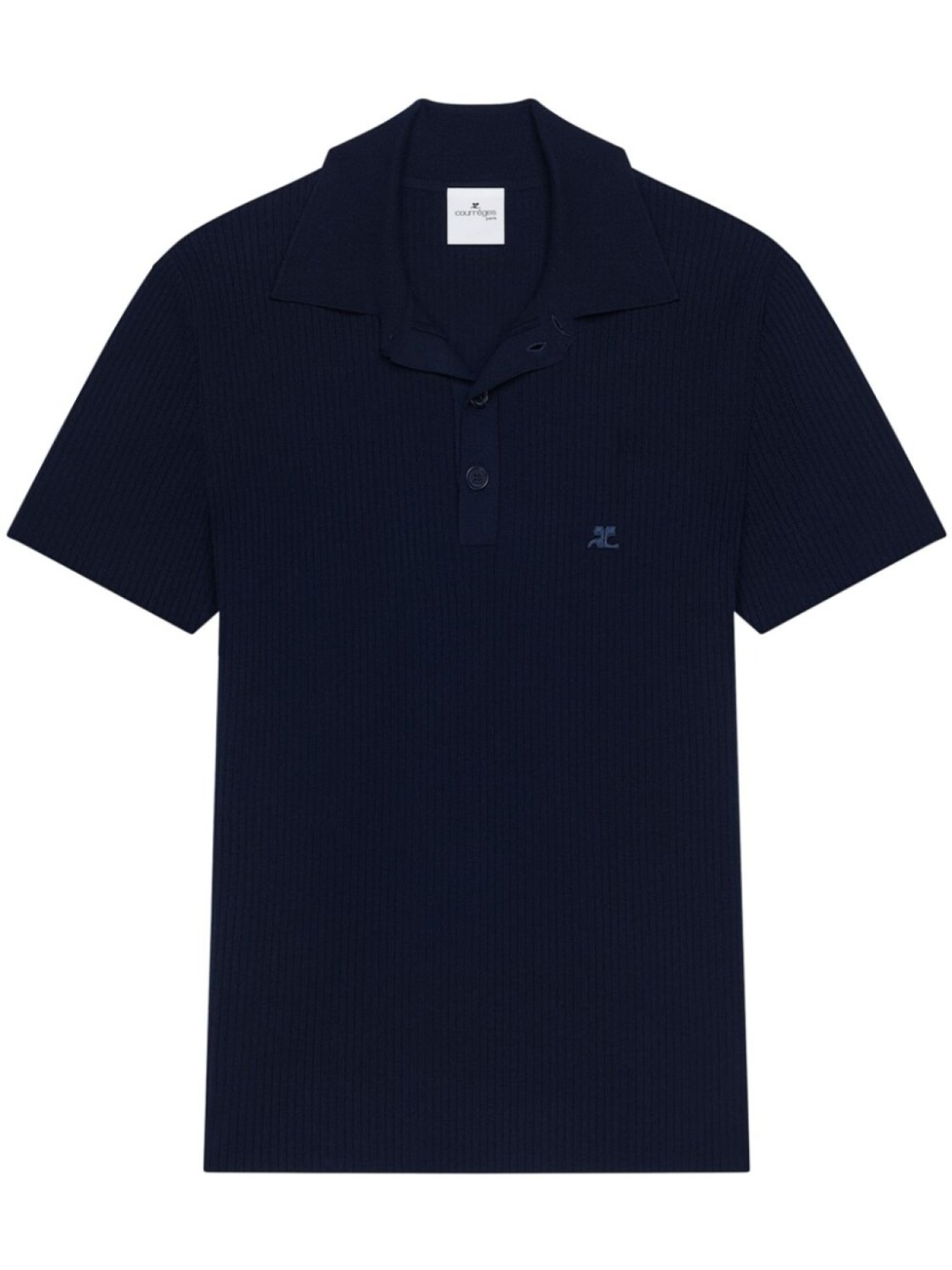 Courrèges рубашка поло в рубчик, синий
Courrèges рубашка поло в рубчик, синий