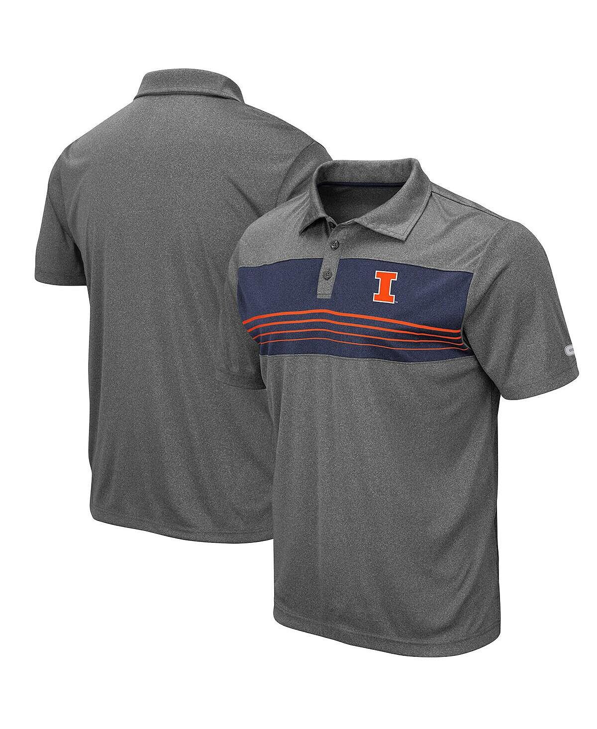 Мужская рубашка-поло с меланжевым отливом Illinois Fighting Illini Smithers Colosseum
Мужская рубашка-поло с меланжевым отливом Illinois Fighting Illini Smithers Colosseum