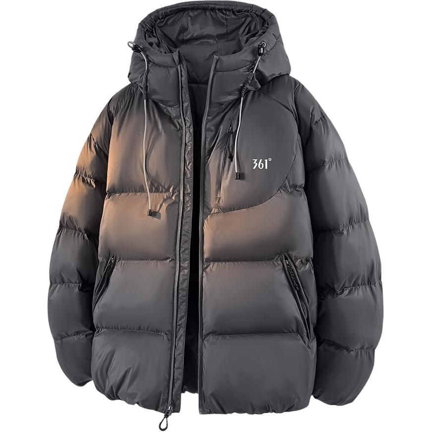 361° Пуховик Unisex Zinc Hooded Thickened
361° Пуховик Unisex Zinc Hooded Thickened