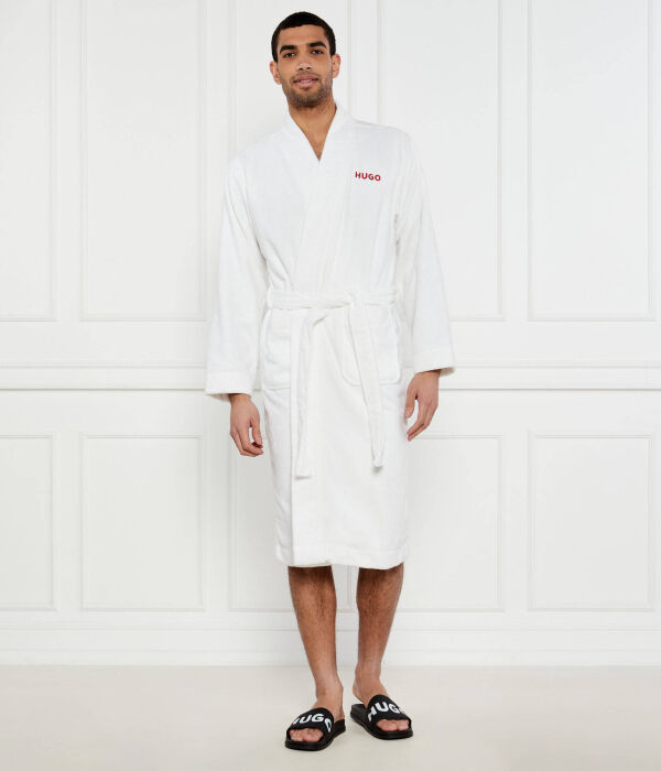Махровый халат Regular fit Hugo Bodywear, белый
Махровый халат Regular fit Hugo Bodywear, белый