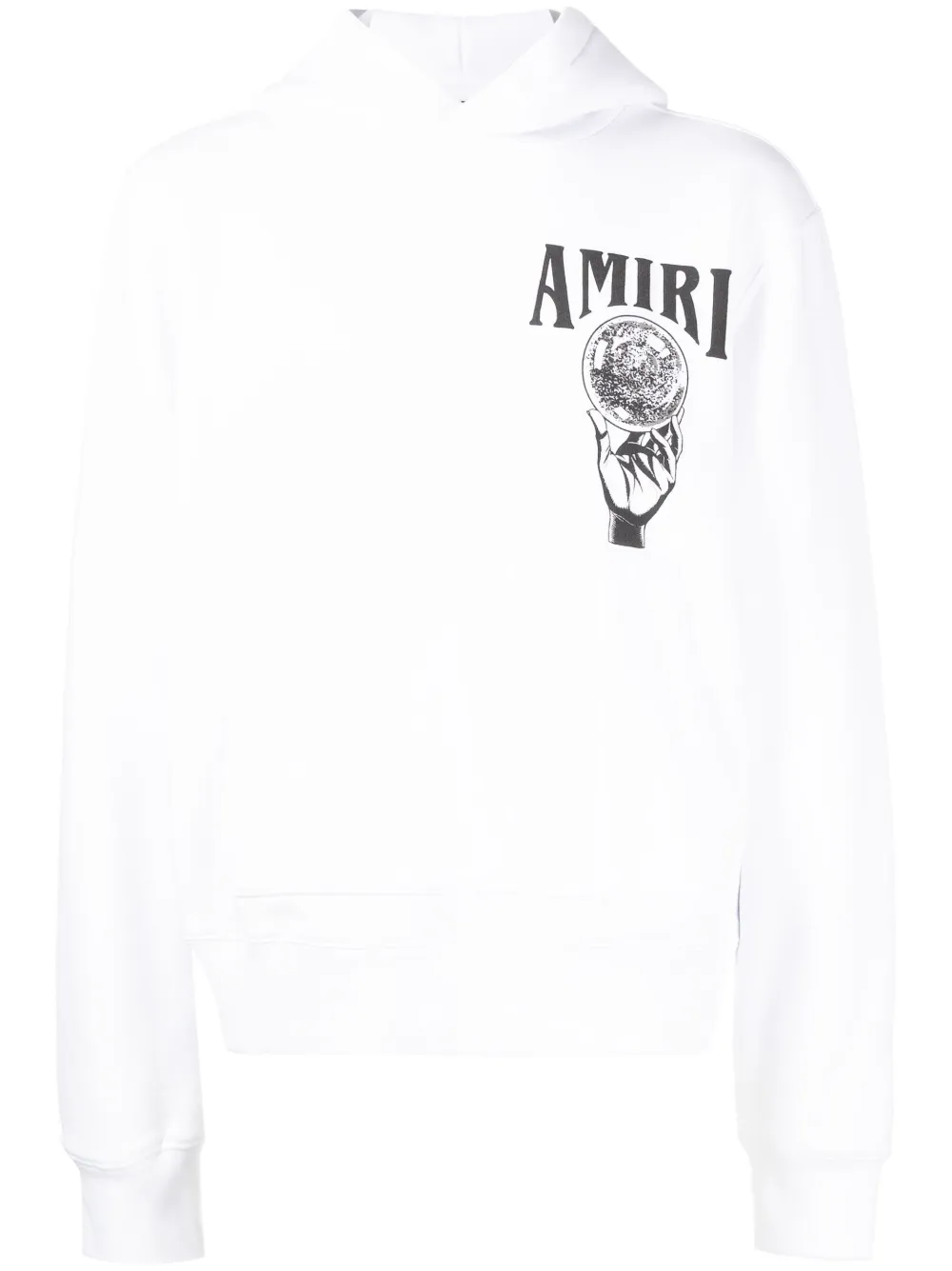 Худи с логотипом AMIRI, белый 
Худи с логотипом AMIRI, белый