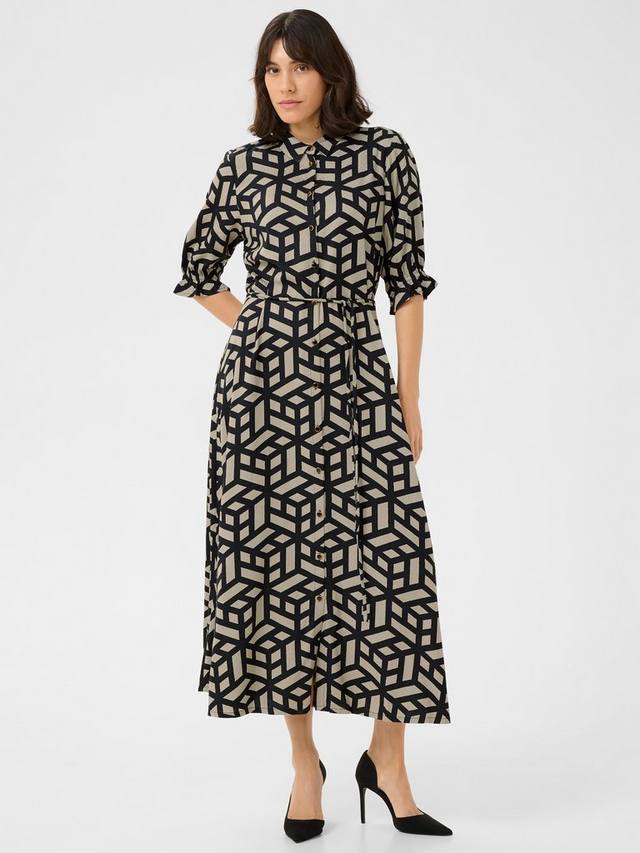 Геометрическое платье-рубашка veronica KAFFE, разноцветный
Геометрическое платье-рубашка veronica KAFFE, разноцветный