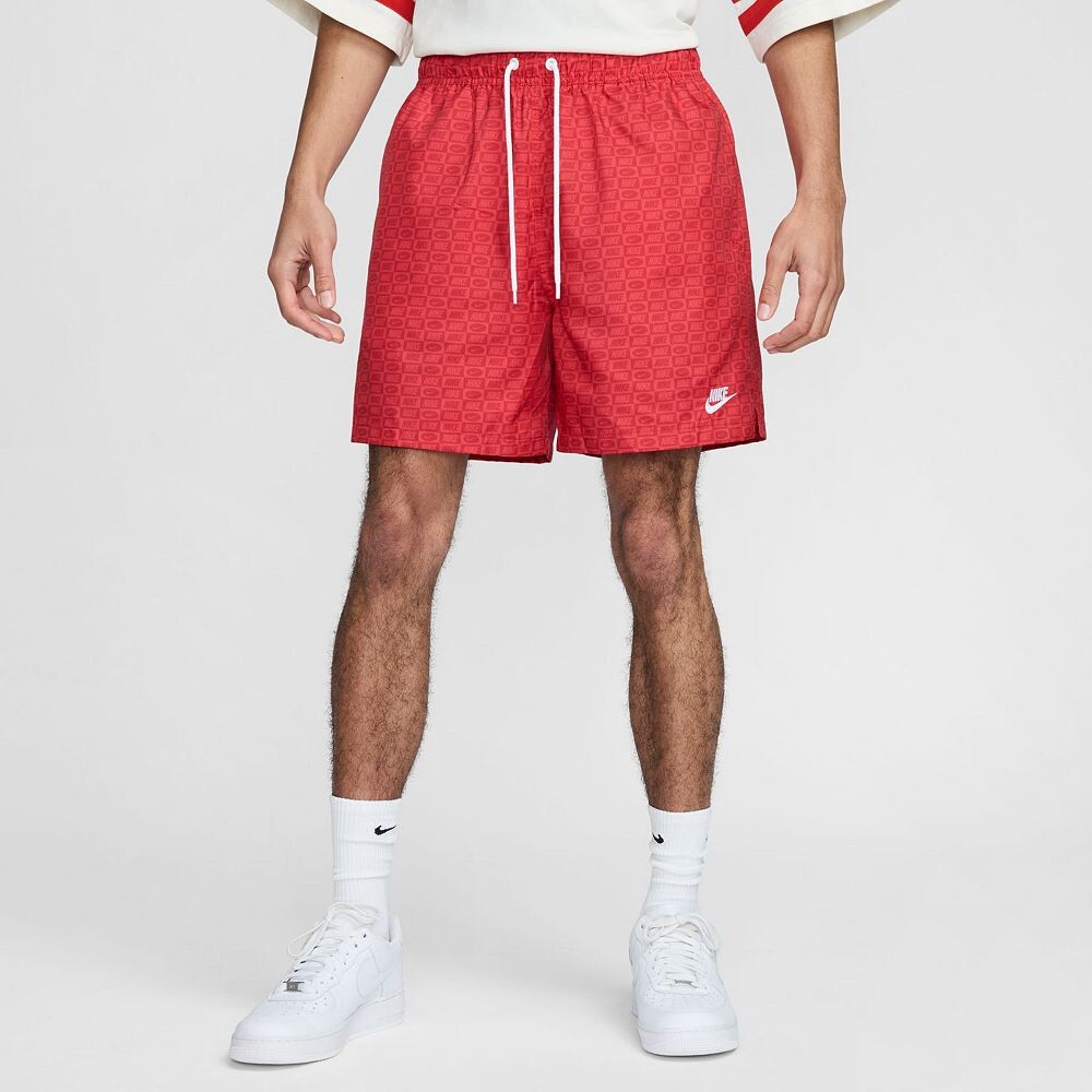 Мужские широкие шорты до середины бедра с завязками Nike Club, цвет University Red
Мужские широкие шорты до середины бедра с завязками Nike Club, цвет University Red