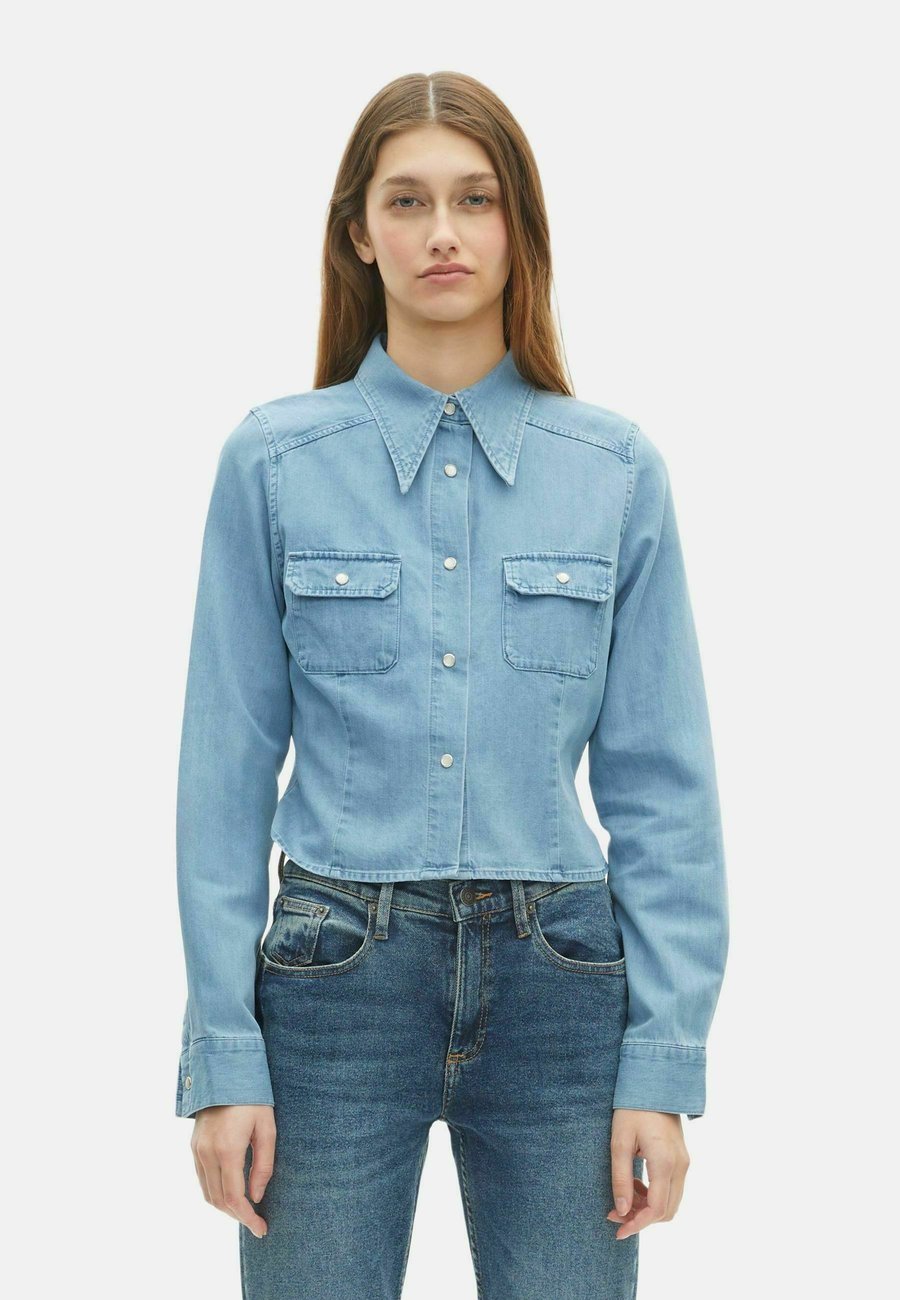 Блуза The Kooples Button-down blouse, Baby Blue/Blue
Блуза The Kooples Button-down blouse, Baby Blue/Blue