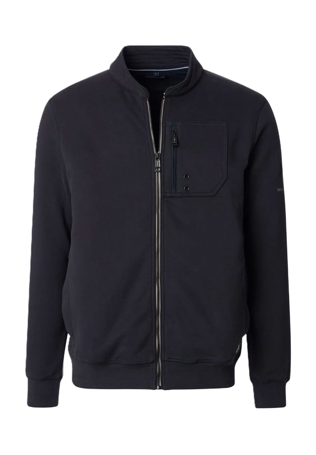 Толстовка с воротником-стойкой Casamoda, синий 
Толстовка с воротником-стойкой Casamoda, синий