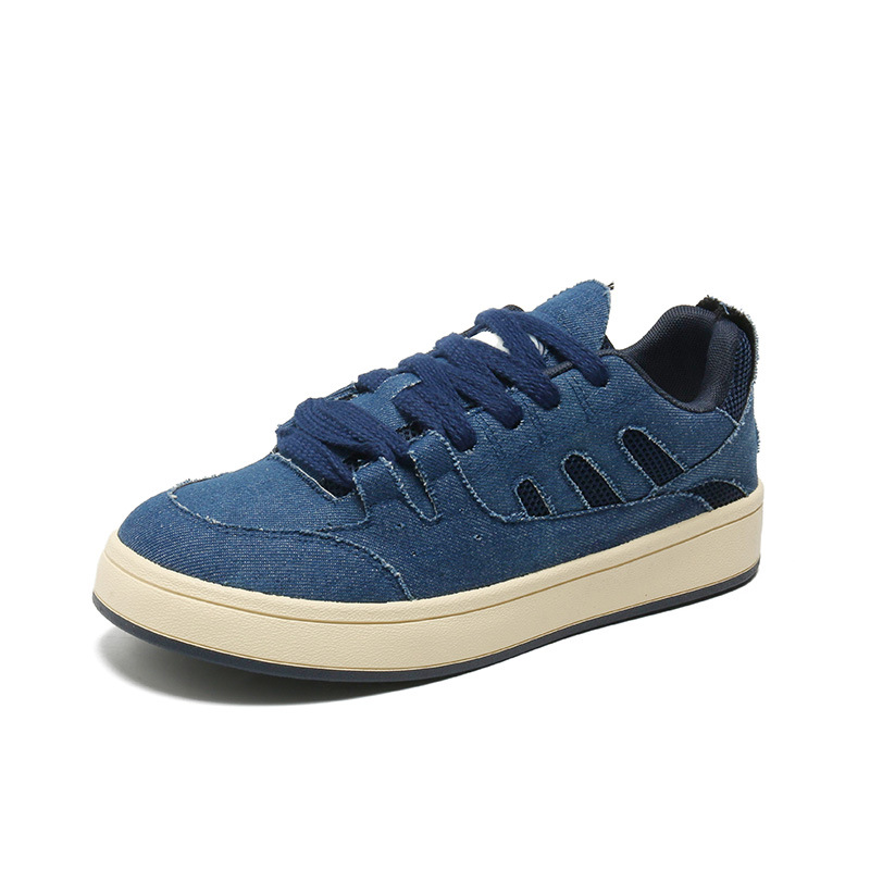 JimiXiong Низкие скейтерские кроссовки мужские деним синие, цвет Denim Blue
JimiXiong Низкие скейтерские кроссовки мужские деним синие, цвет Denim Blue