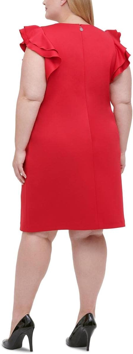 Женское платье-футляр Tommy Hilfiger Plus с рукавами-крылышками и круглым вырезом, Red
Женское платье-футляр Tommy Hilfiger Plus с рукавами-крылышками и круглым вырезом, Red
