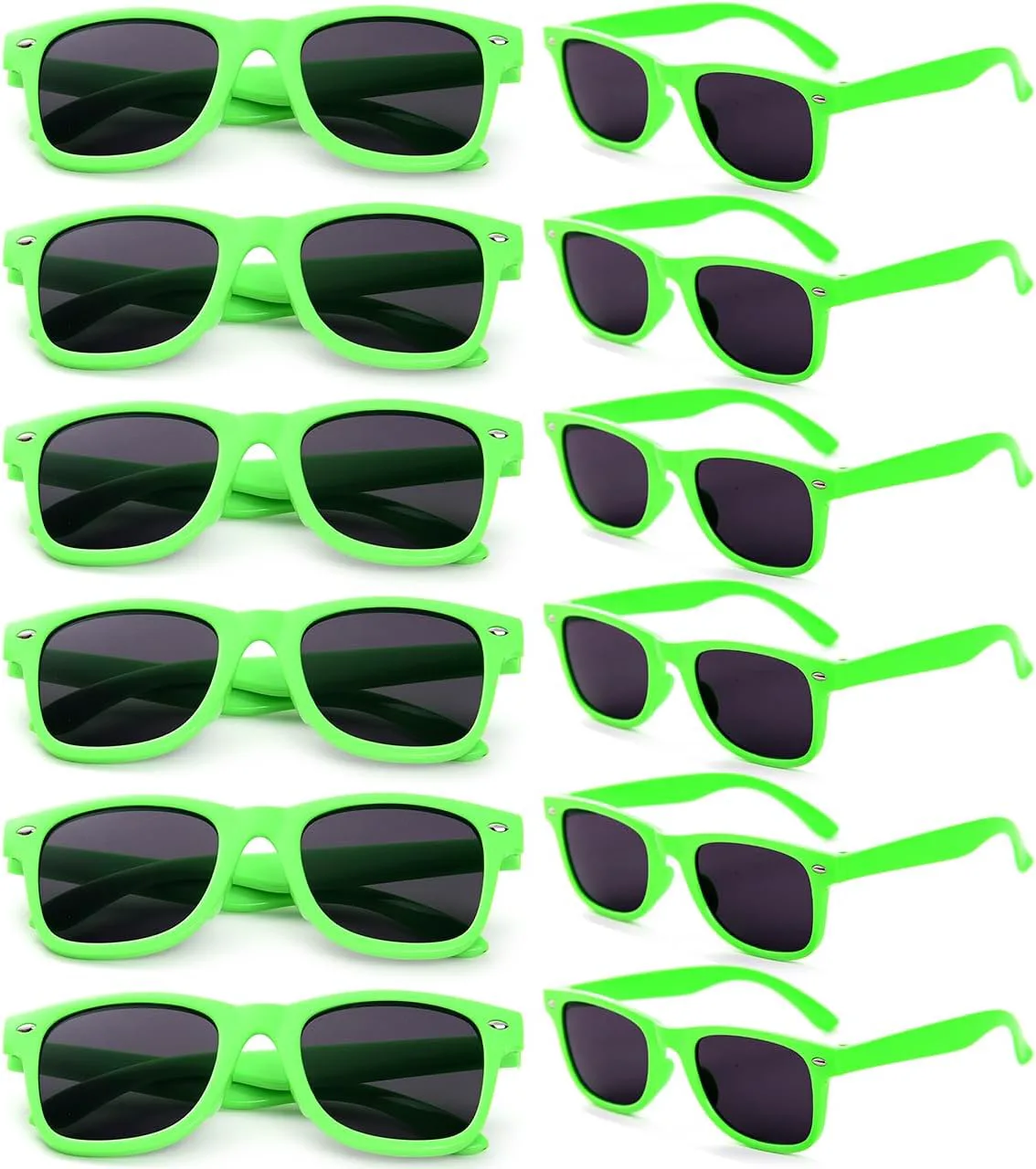 Набор солнцезащитных очков для вечеринок — 12 винтажных пластиковых очков в стиле ретро для мужчин и женщин — сувениры для вечеринок Dwenarry, 12 Green+grey
Набор солнцезащитных очков для вечеринок — 12 винтажных пластиковых очков в стиле ретро для мужчин и женщин — сувениры для вечеринок Dwenarry, 12 Green+grey