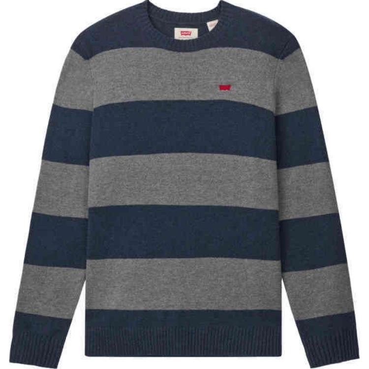 Levis Свитер Levi’s мужской синий серый в полоску
Levis Свитер Levi’s мужской синий серый в полоску