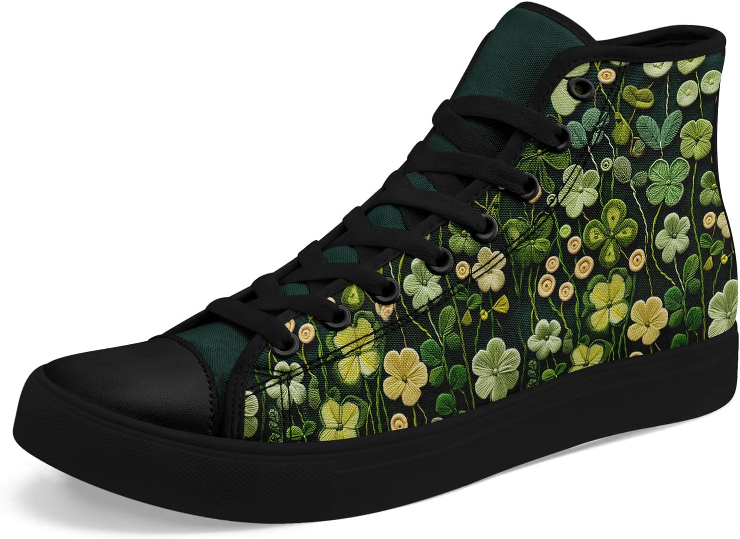 Высокие кеды из канвы с узором клевер AWSOLE для мужчин и женщин, легкие, дышащие, стильные и удобные, кроссовки для фестиваля, подарок, черный/зеленый/желтый/светло-зеленый
Высокие кеды из канвы с узором клевер AWSOLE для мужчин и женщин, легкие, дышащие, стильные и удобные, кроссовки для фестиваля, подарок, черный/зеленый/желтый/светло-зеленый