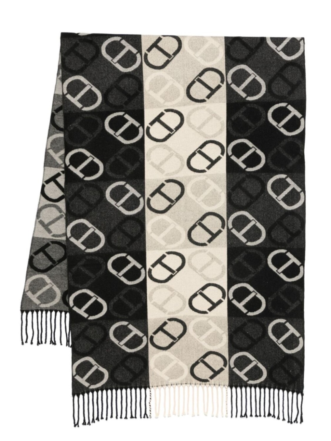 TWINSET шарф жаккард-Овал Т, черный
TWINSET шарф жаккард-Овал Т, черный