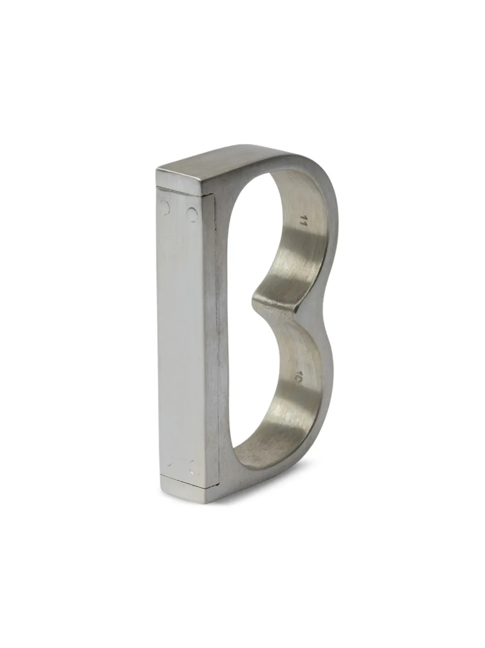 Матовое серебряное кольцо Plate Double Parts of Four, серебряный
Матовое серебряное кольцо Plate Double Parts of Four, серебряный