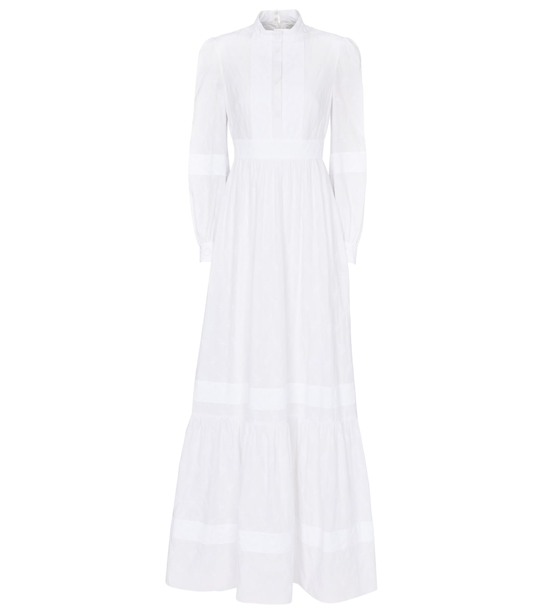 Свадебное платье Ulrica из хлопковой вуали Erdem, белый 
Свадебное платье Ulrica из хлопковой вуали Erdem, белый