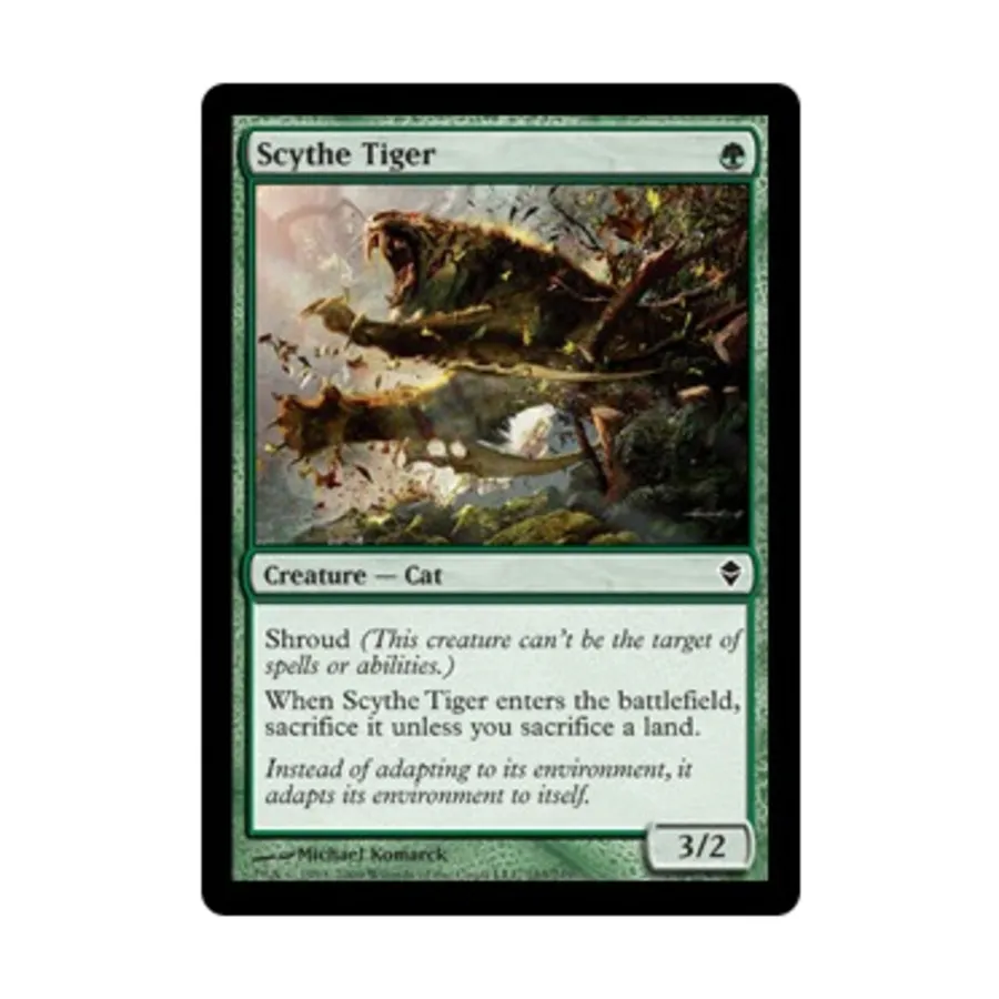 CCG Коса Тигра (С), MTG - Zendikar
CCG Коса Тигра (С), MTG - Zendikar