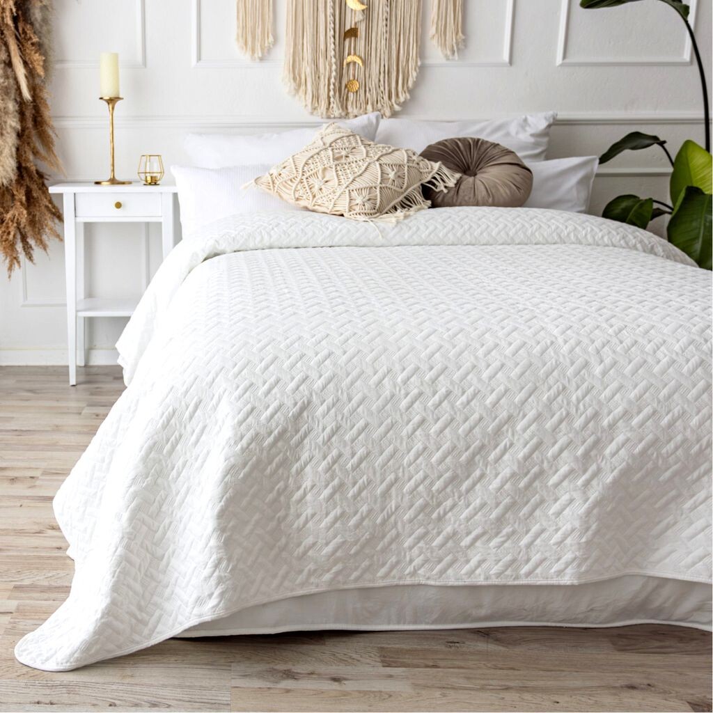 CalmyHOME Покрывало на кровать, белое, 220 x 240 см, покрывало для дивана, покрывало для дивана, покрывало на кровать
CalmyHOME Покрывало на кровать, белое, 220 x 240 см, покрывало для дивана, покрывало для дивана, покрывало на кровать